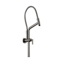Brizo 81892-SL Essential 10 7/16" Linear Round Slide Bar Shower Arm And Flange Brilliance Luxe Steel