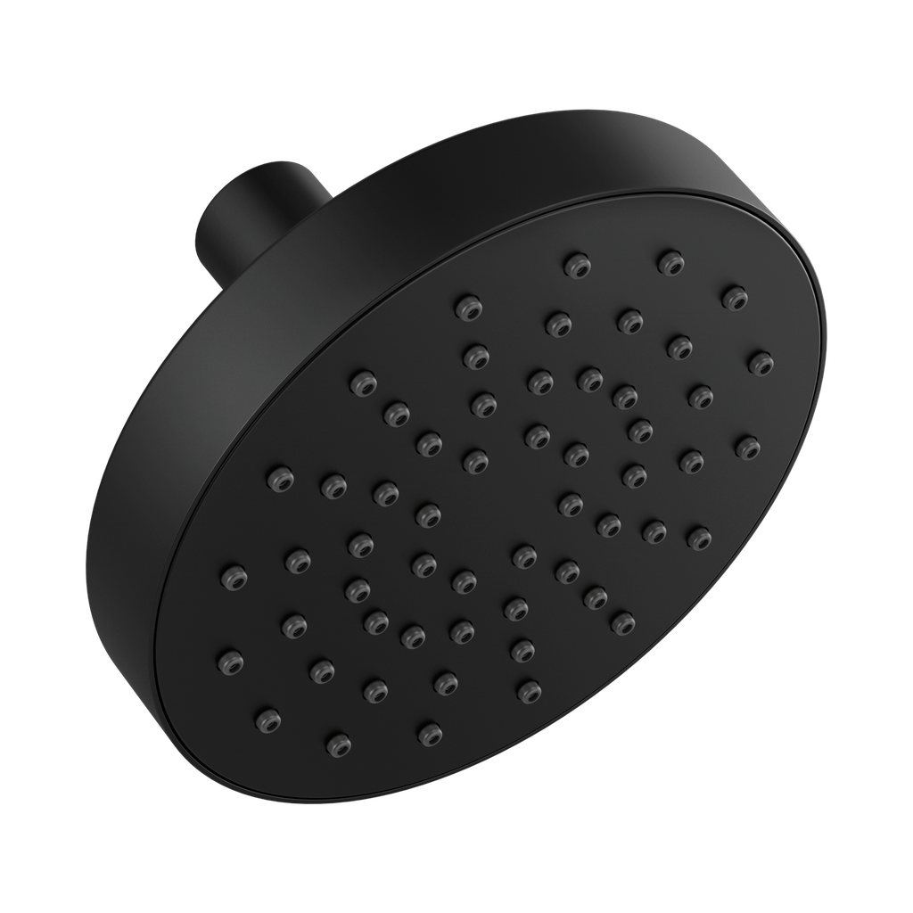 Brizo 82392-BL-2.5 Essential 5" Linear Round Wall Mount 2.5 GPM Shower Head Matte Black