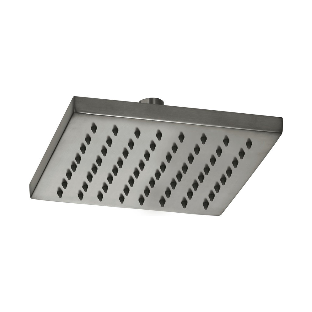 Brizo 83341-SL Essential 8" Linear Square Raincan 1.75 GPM Shower Head Brilliance Luxe Steel