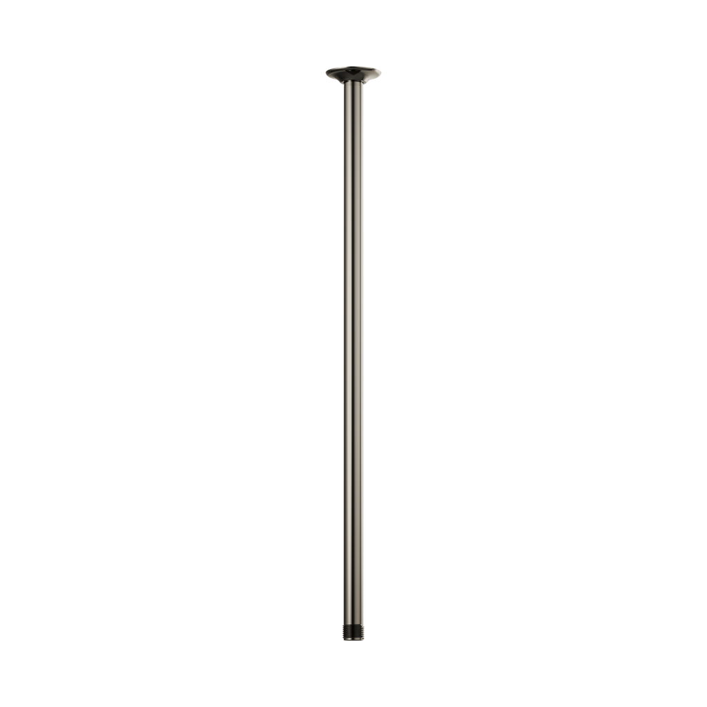 Brizo 83992-24-BNX Essential 24" Ceiling Mount Shower Arm And Round Flange Brilliance Black Onyx