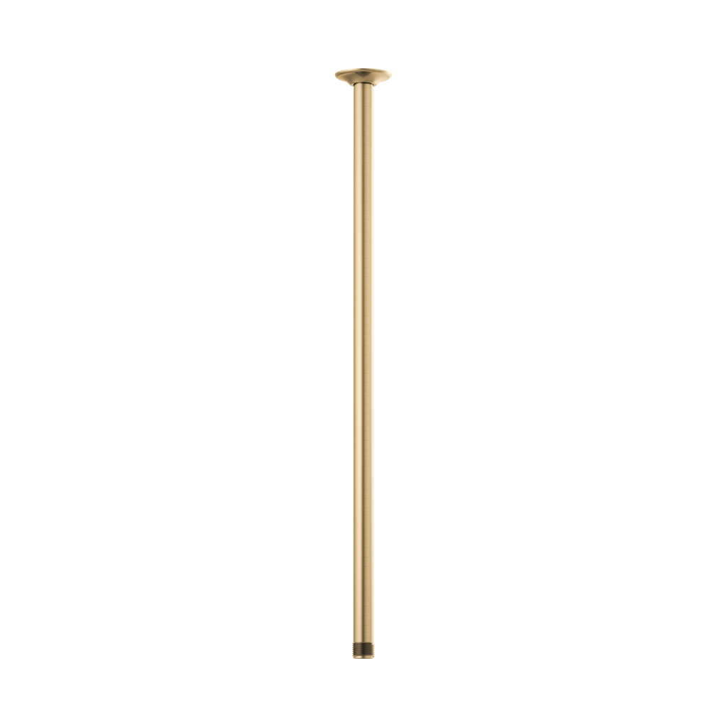 Brizo 83992-24-GL Essential 24" Ceiling Mount Shower Arm And Round Flange Brilliance Luxe Gold