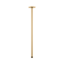 Brizo 83999-24-GL Essential 24" Ceiling Mount Shower Arm And Square Flange Brilliance Luxe Gold