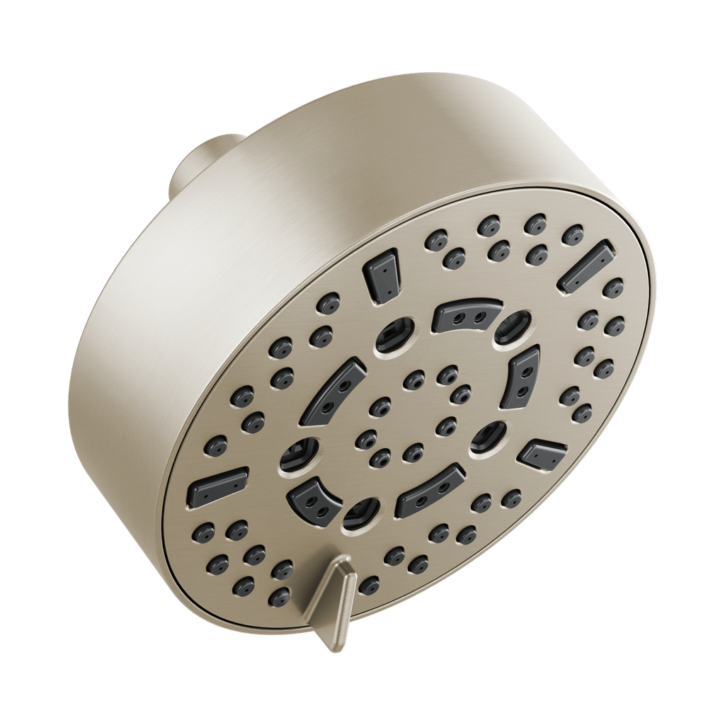 Brizo 87292-BN-2.5 Essential 5” Linear Round H2Okinetic 2.5 GPM Shower Head Brilliance Brushed Nickel