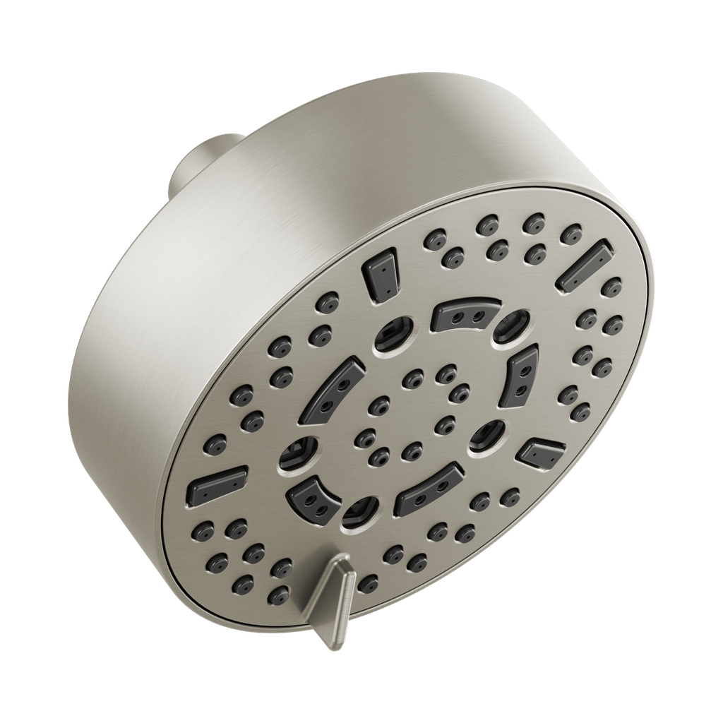 Brizo 87292-NK Essential 5” Linear Round H2Okinetic 1.75 GPM Shower Head Brilliance Luxe Nickel