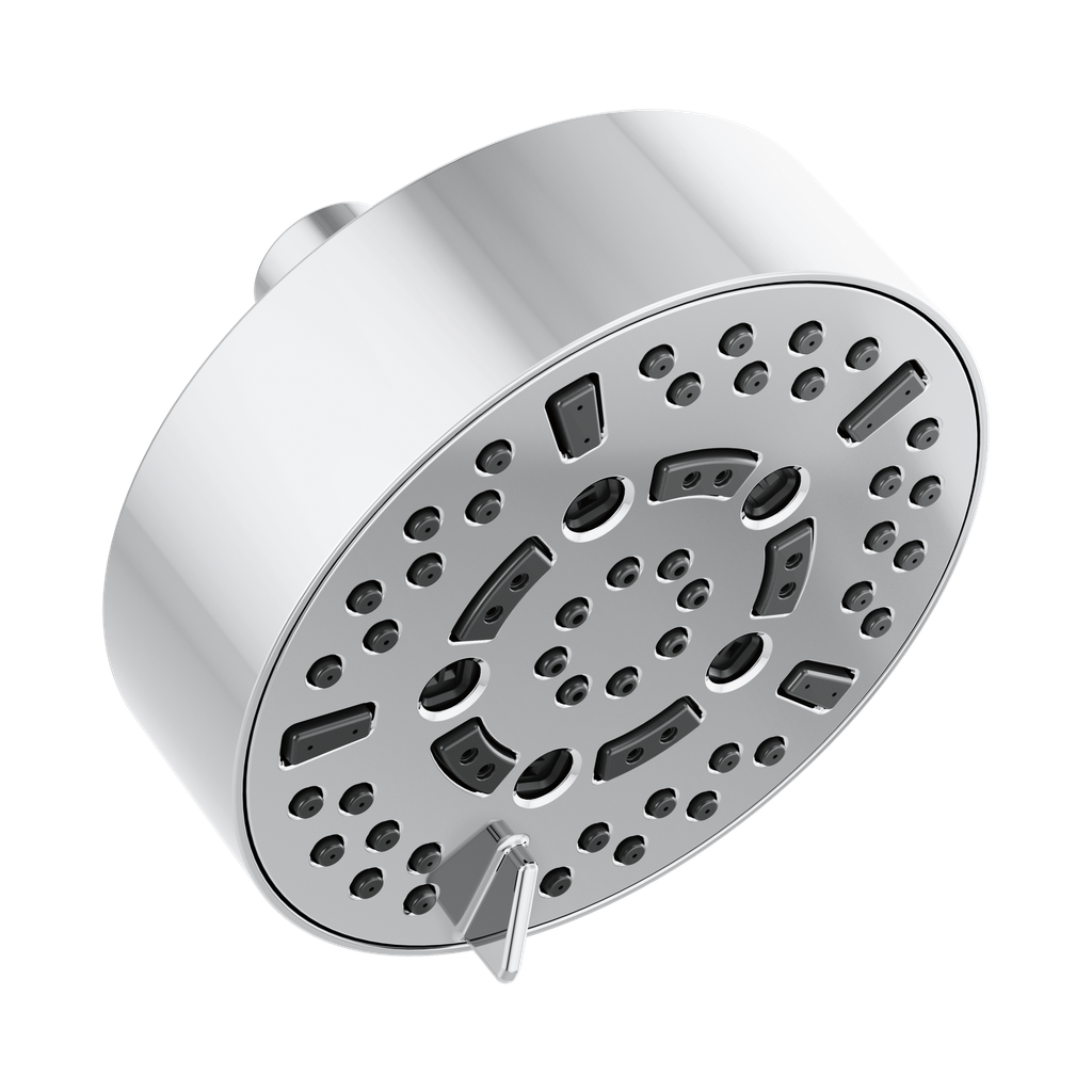 Brizo 87292-PC-2.5 Essential 5” Linear Round H2Okinetic 2.5 GPM Shower Head Polished Chrome