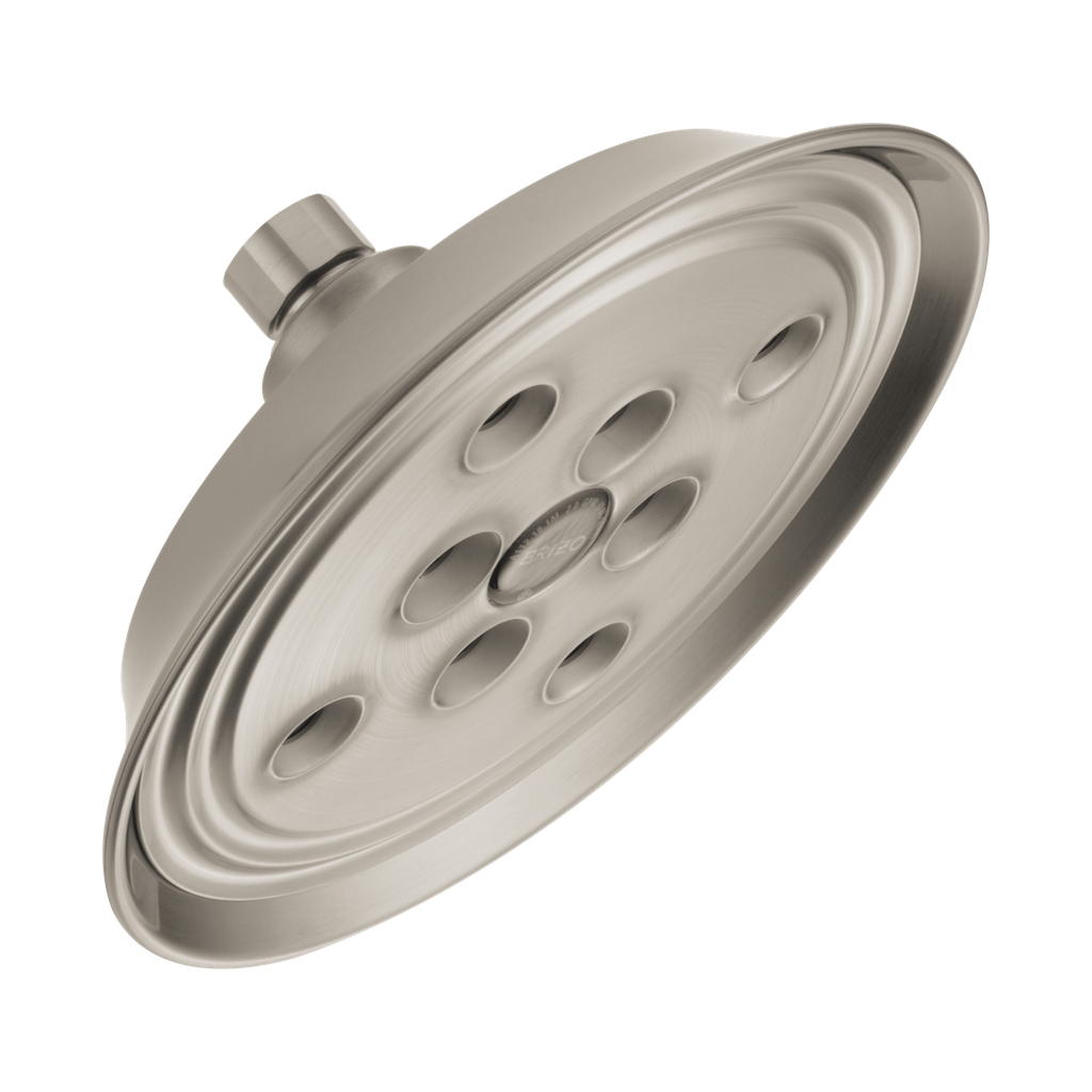 Brizo 87305-NK Essential 7" Classic Round H2Okinetic Showerhead Brilliance Luxe Nickel