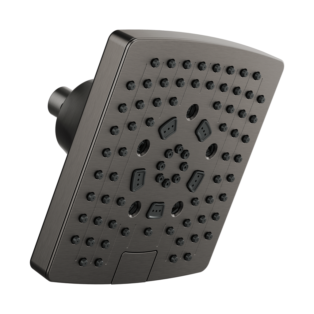 Brizo 87406-SL Essential 7” Linear Square H2Okinetic Showerhead Brilliance Luxe Steel