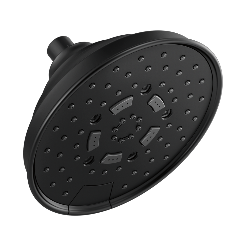 Brizo 87495-BL Essential 7" Classic Round 1.75 GPM Shower Head Matte Black