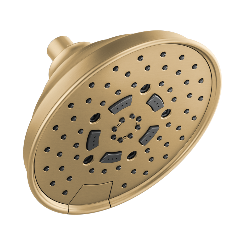 Brizo 87495-GL Essential 7" Classic Round 1.75 GPM Shower Head Brilliance Luxe Gold