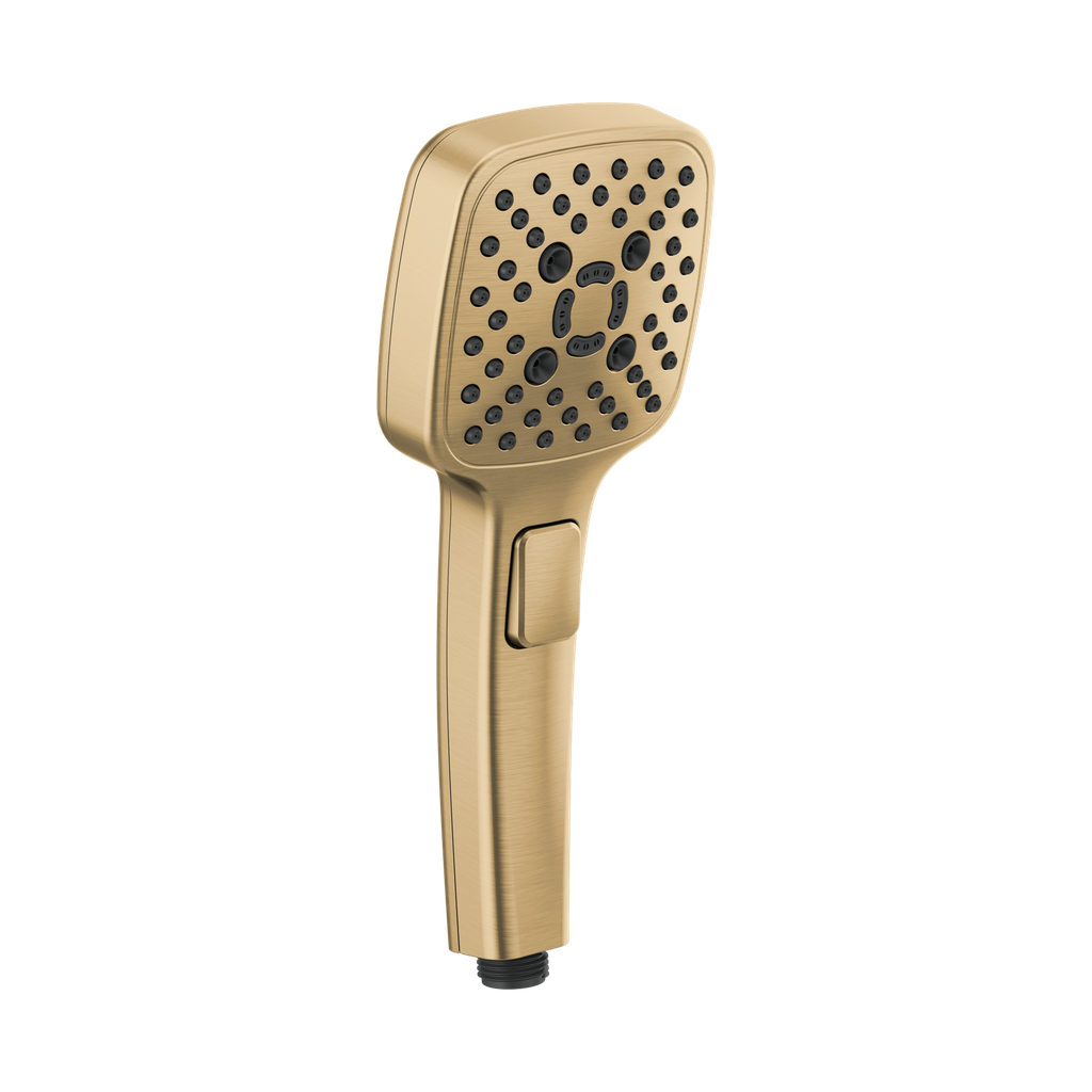 Brizo 88099-GL Essential Linear Square Multi-Function Hand Shower Brilliance Luxe Gold