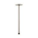 Brizo RP101286NK Essential 14" Ceiling Mount Shower Arm And Square Flange Brilliance Luxe Nickel