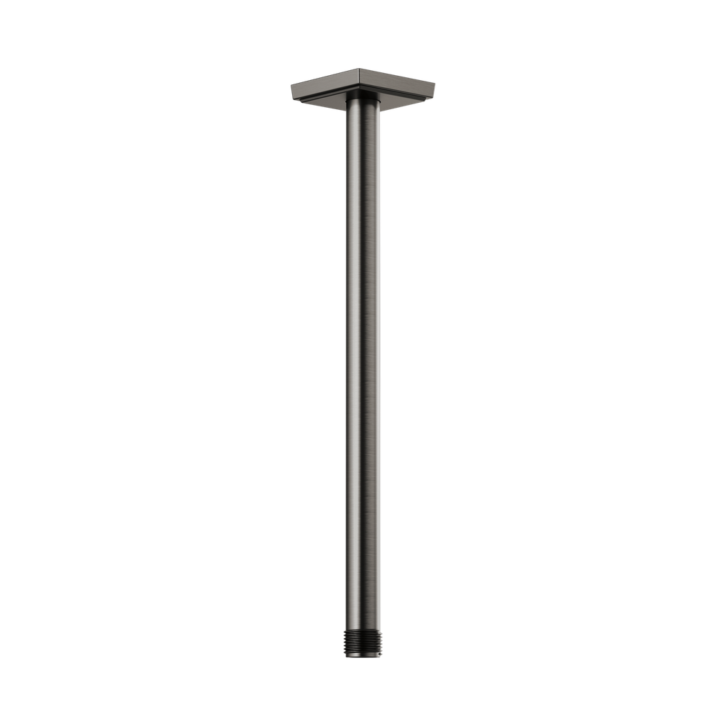 Brizo RP101286SL Essential 14" Ceiling Mount Shower Arm And Square Flange Brilliance Luxe Steel