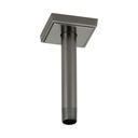 Brizo RP70764SL Essential 6" Ceiling Mount Shower Arm And Square Flange Brilliance Luxe Steel