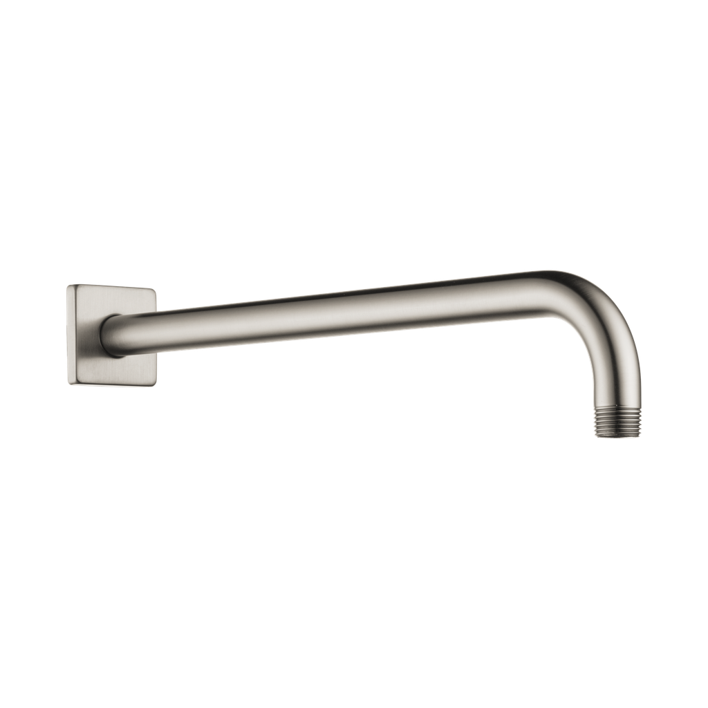 Brizo RP71650NK Essential 16" Linear Square Wall Mount Shower Arm And Flange Brilliance Luxe Nickel