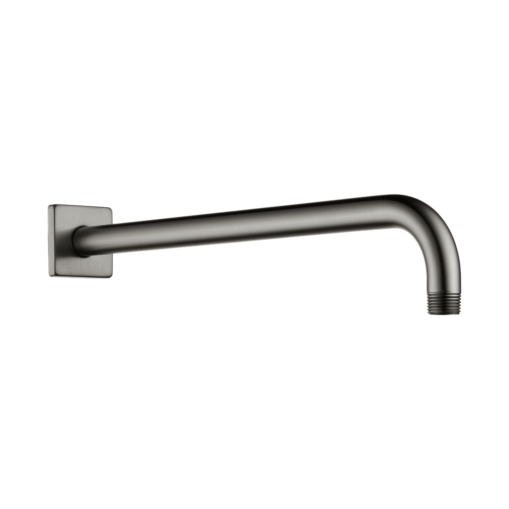 Brizo RP71650SL Essential 16" Linear Square Wall Mount Shower Arm And Flange Brilliance Luxe Steel