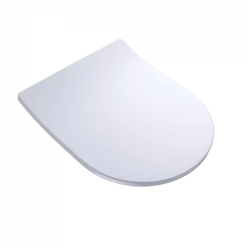 TOTO SS227#01 Slim D-Shape SoftClose Toilet Seat Cotton