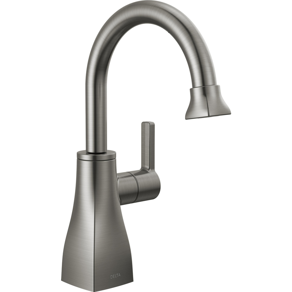 Delta 1940-KS-DST Contemporary Square Beverage Faucet Black Stainless