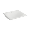 Grohe 39660000 Eurocube Undermount 21" Bathroom Sink Alpine White