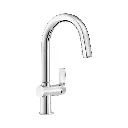 Grohe 30377000 Defined Dual Spray Pull-Down Kitchen Faucet Chrome
