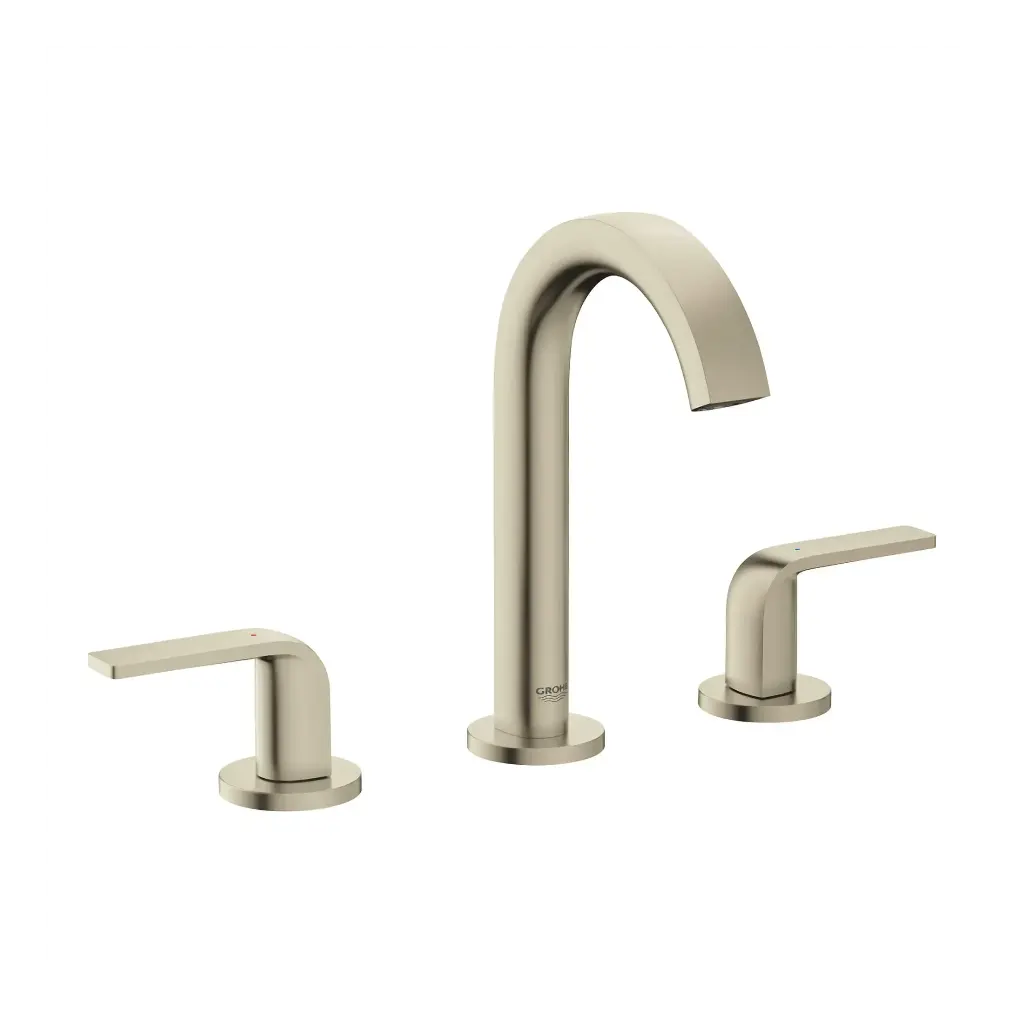 Grohe 20597EN0 Defined Widespread 2-Handle M-Size Bathroom Faucet Brushed Nickel