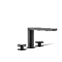 Kohler 73081-3-BL Composed Deck Mount Bath Faucet Cross Handles Matte Black