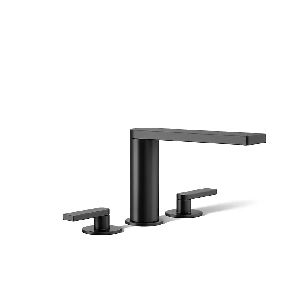 Kohler 73081-4-BL Composed Deck Mount Bath Faucet Lever Handles Matte Black