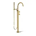 Kohler T77984-4-2MB Components Freestanding Bath Faucet Lever Handles Vibrant Brushed Moderne Brass