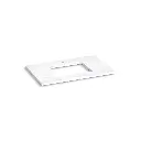 Kohler 28250-EST Silestone 37" Quartz Vanity Top With Rectangular Cutout Eternal Statuario