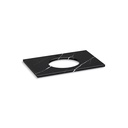 Kohler 28251-EMQ Silestone 37" Quartz Vanity Top With Oval Cutout Eternal Marquina