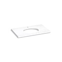 Kohler 28251-EST Silestone 37" Quartz Vanity Top With Oval Cutout Eternal Statuario