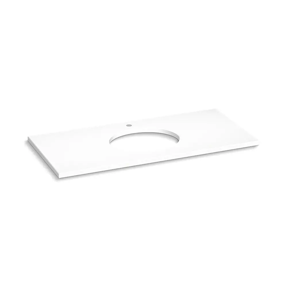 Kohler 28254-MMW Silestone 49" Quartz Vanity Top With Oval Cutout Miami White