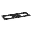 Kohler 28255-EMQ Silestone 61" Quartz Vanity Top Two Rectangular Cutouts Eternal Marquina