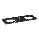 Kohler 28256-EMQ Silestone Quartz 61" Vanity Top Double Oval Cutouts Eternal Marquina