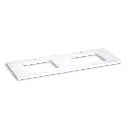 Kohler 28258-EST Silestone 61" Quartz Vanity Top Two Rectangular Cutouts Eternal Statuario