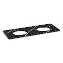 Kohler 28259-EMQ Silestone Quartz 61" Vanity Top Double Oval Cutouts Eternal Marquina