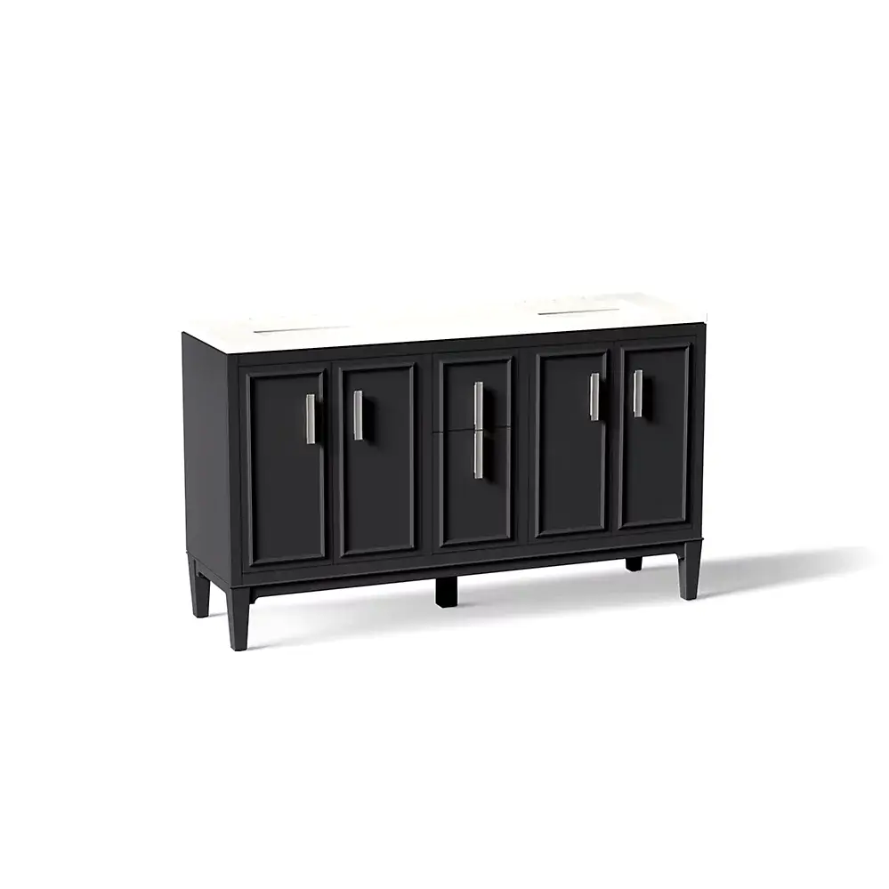 Kohler 33547-ASB-1WX Southerk 60" Vanity Cabinet With Sink Slate Grey