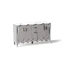 Kohler 33555-ASB-1WT Seer 60" Vanity Cabinet With Sink Mohair Grey