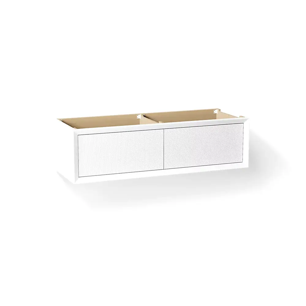 Kohler 33563-0 Enivo 60" Wall Hung Bathroom Vanity Cabinet White