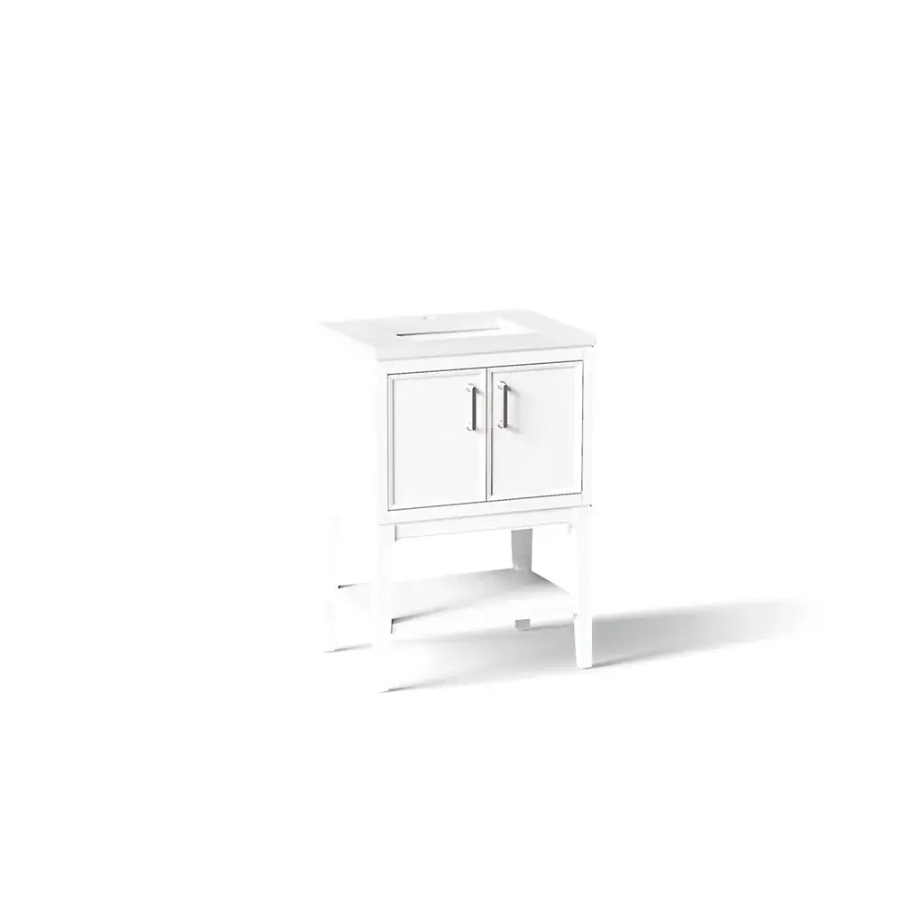 Kohler 33577-ASB-0 Winnow 24" Vanity Cabinet With Sink White