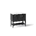 Kohler 33579-ASB-1WX Winnow 36" Bathroom Vanity Cabinet With Sink Slate Grey