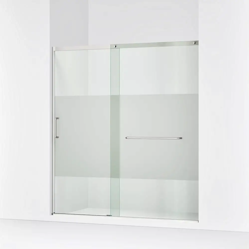 Kohler 707617-8G81-MX Elate 75" Sliding Glass Shower Door Anodized Matte Nickel