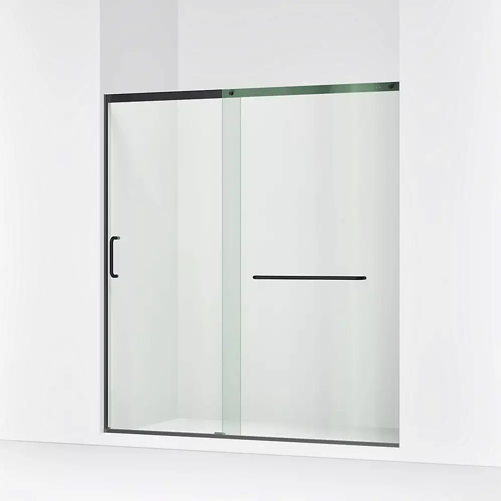 Kohler 707617-8L-BL Elate 75" Sliding Glass Shower Door Matte Black