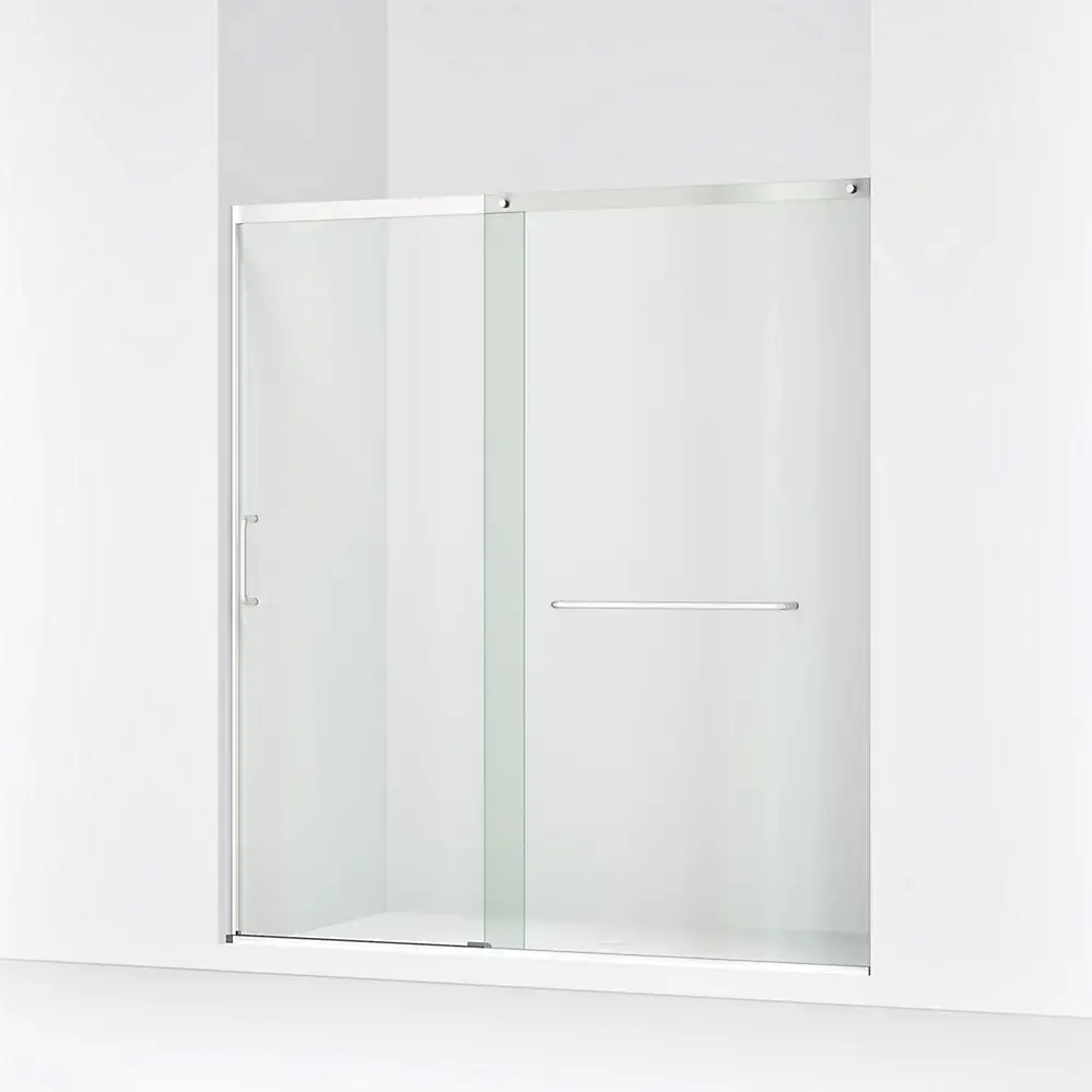 Kohler 707617-8L-SH Elate 75" Sliding Glass Shower Door Bright Silver
