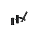 ALT 40772 Circo 3 Piece Deckmount Tub Filler With Handshower Electro Black