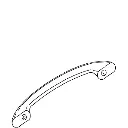 Kohler 77407-0 Grip Rail White