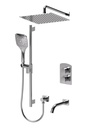 Tenzo DET33-501125-CR Delano T-Box Kit 3 Functions Thermo Chrome Finish