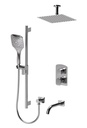 Tenzo DET33-511315-CR Delano T-Box Kit 3 Functions Thermo Chrome Finish