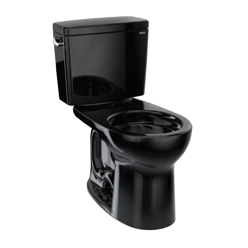 TOTO CST775CSF#51 Drake Two Piece Round Toilet Ebony