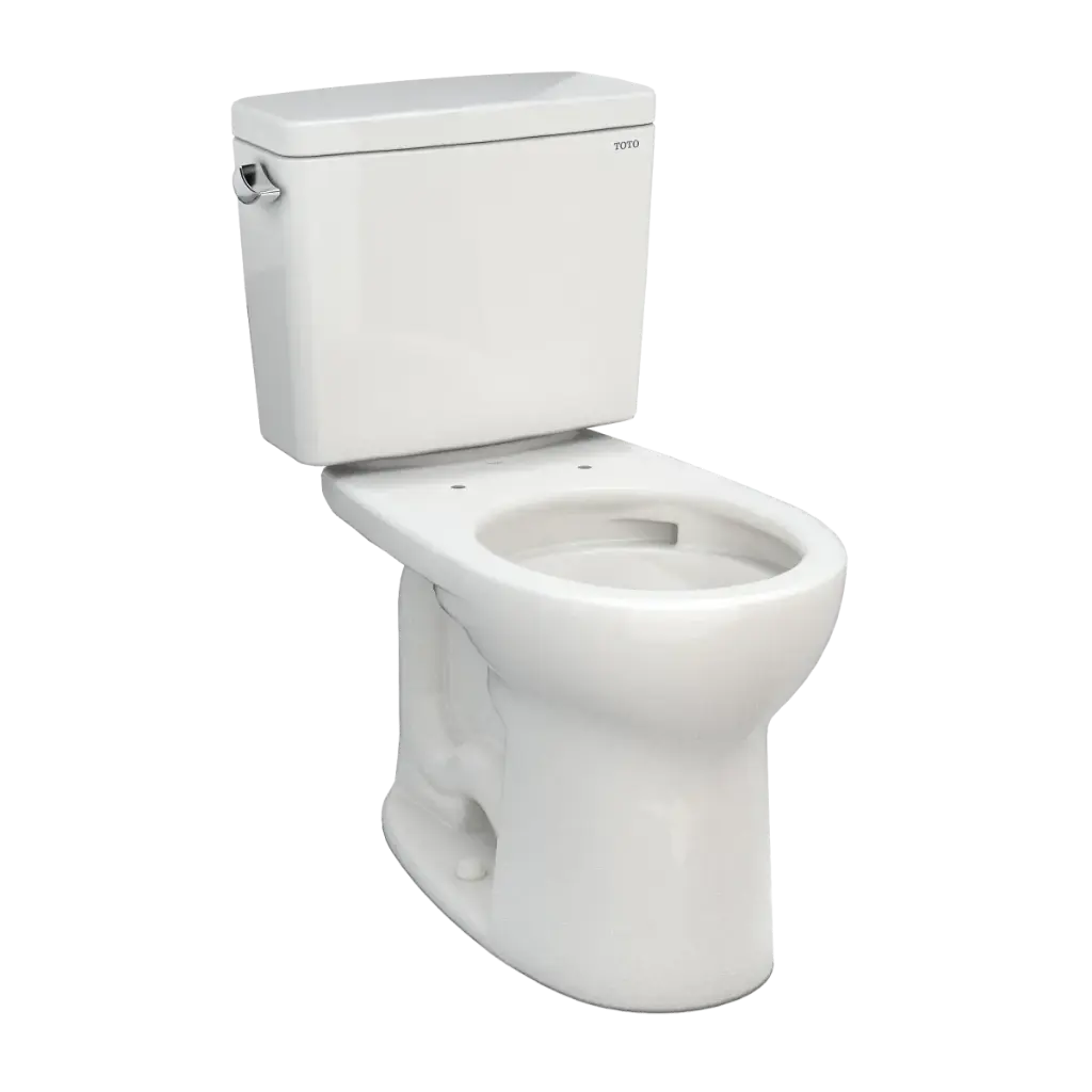 TOTO CST775CSFG#11 Drake Two Piece Round Toilet Colonial White