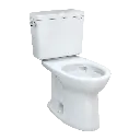 TOTO CST776CSG#01 Drake Two Piece Elongated Toilet Cotton
